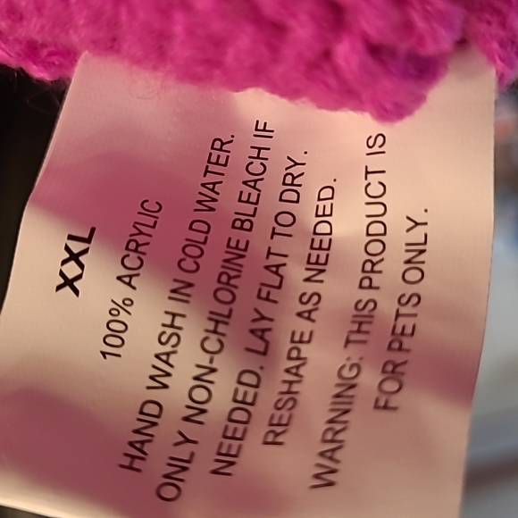 Boots & Barkley pink dog sweater - Picture 2 of 5